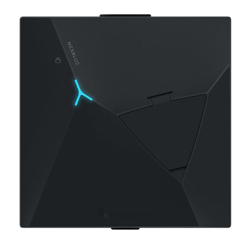 NexBlue Edge Charging station - Space Black - Front - Elbilgrossisten